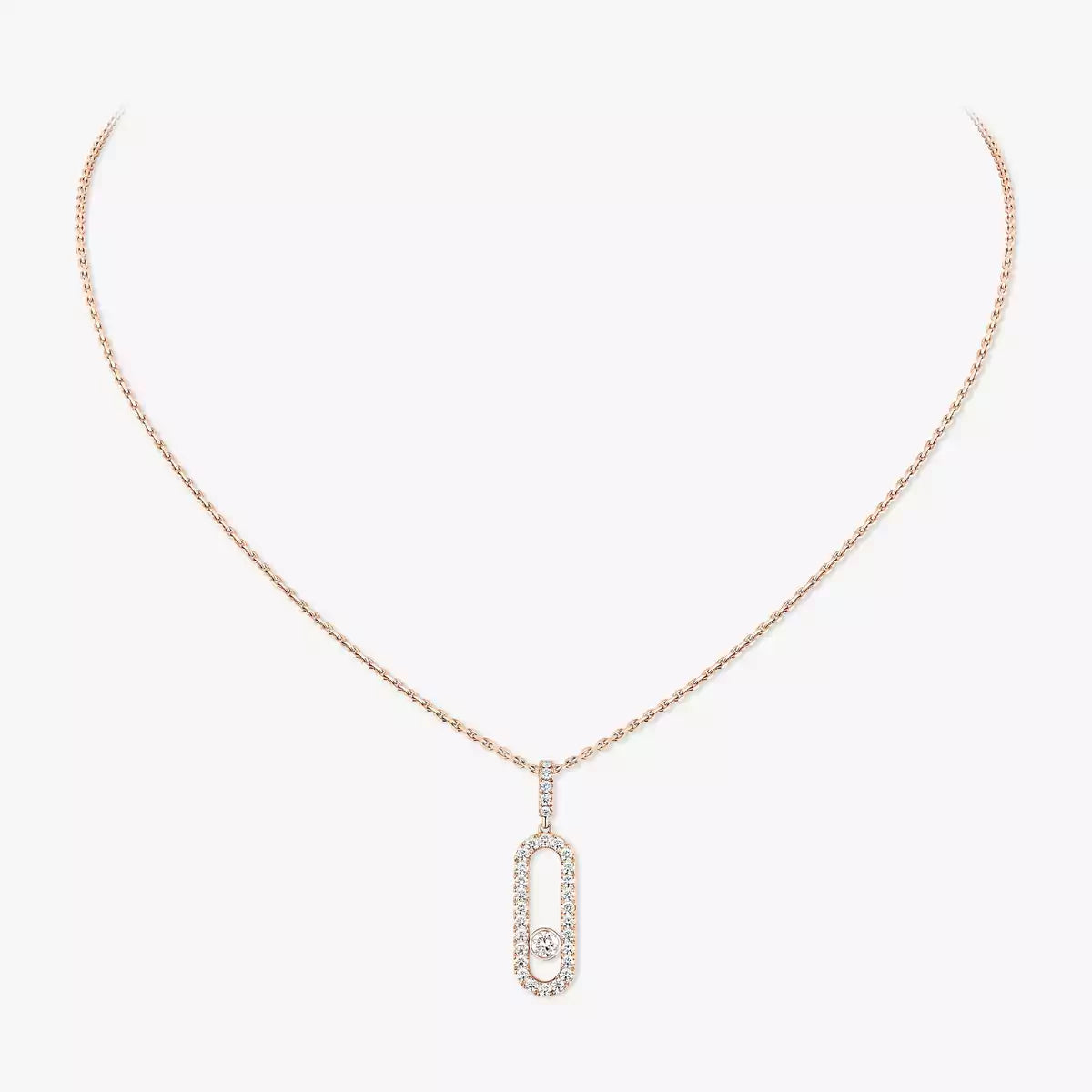Messika Move Uno Pavé LM Diamond Necklace