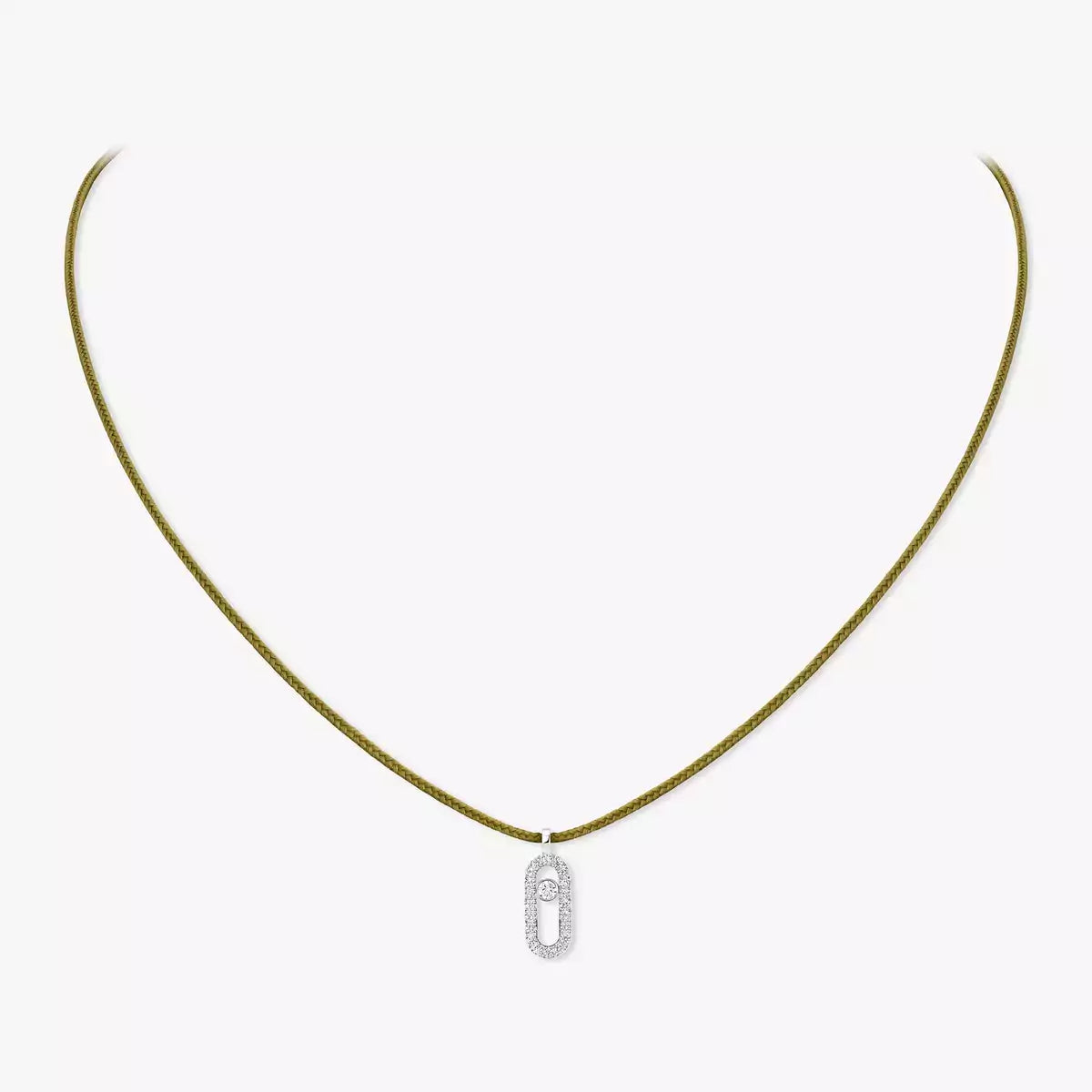 Messika CARE(S) Cord Pavé Necklace Diamond Necklace
